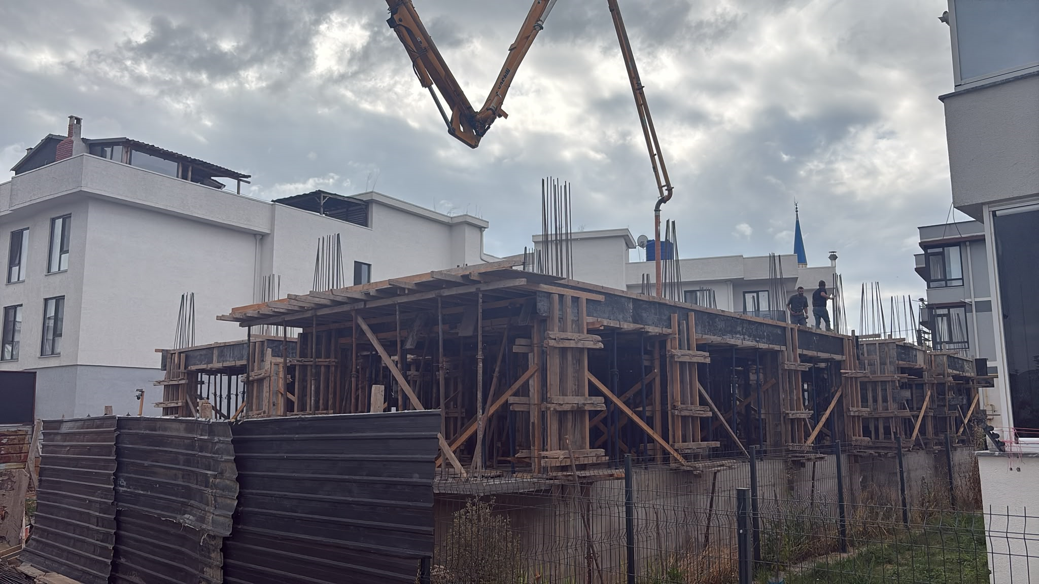 Sakarya Tuzla Mahallesi Bina Projesi uygulama aşaması taşıyıcı sistem imalatı görünümü 10